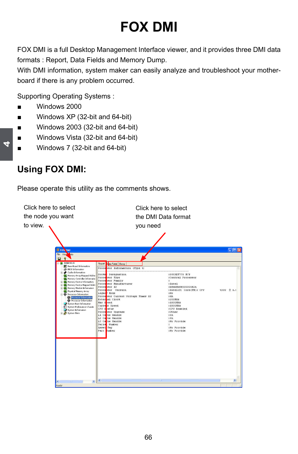 Fox dmi, Using fox dmi | Foxconn A55M User Manual | Page 73 / 104