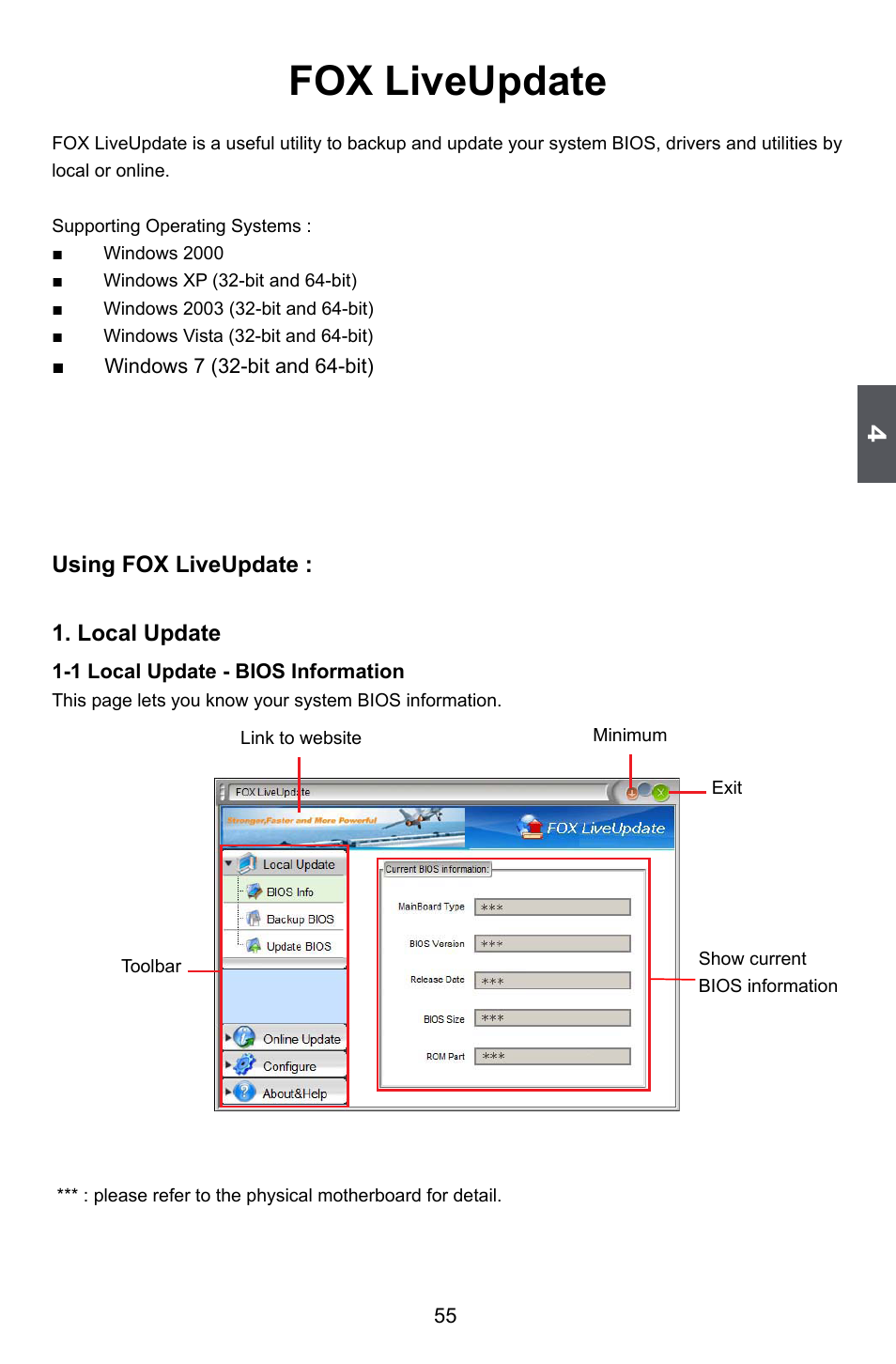 Fox liveupdate | Foxconn A55MX User Manual | Page 62 / 102