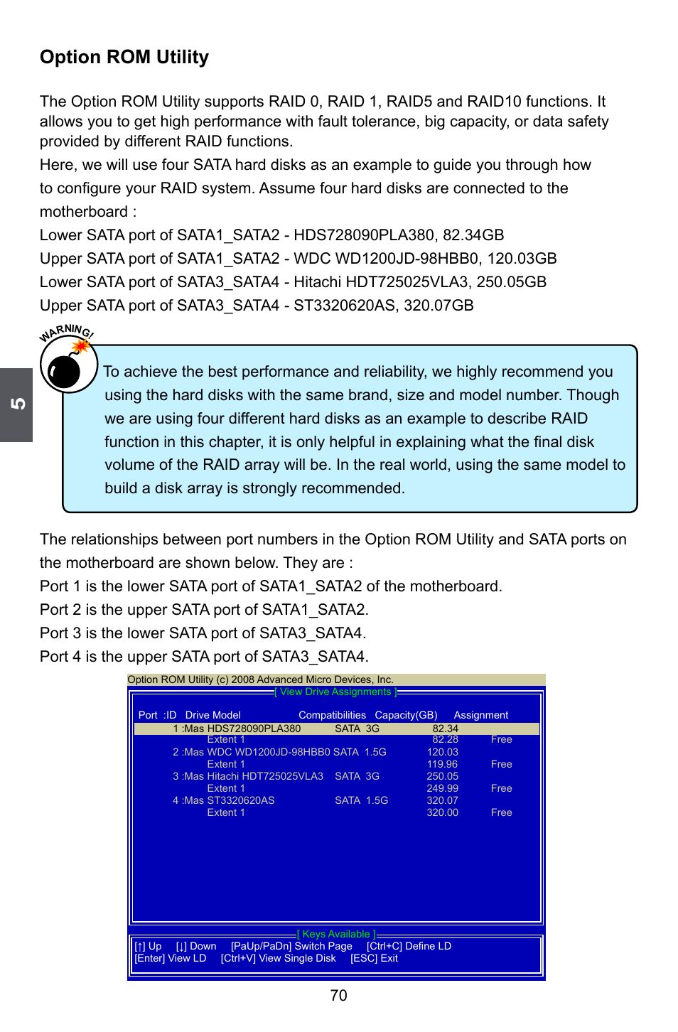 Option rom utility | Foxconn A55MX User Manual | Page 77 / 102