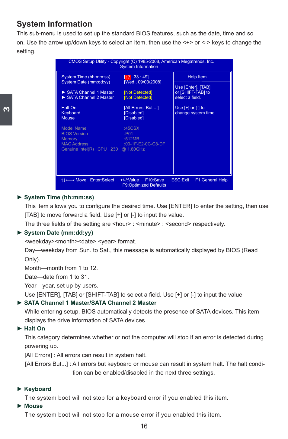 System information | Foxconn 45CSX User Manual | Page 23 / 65