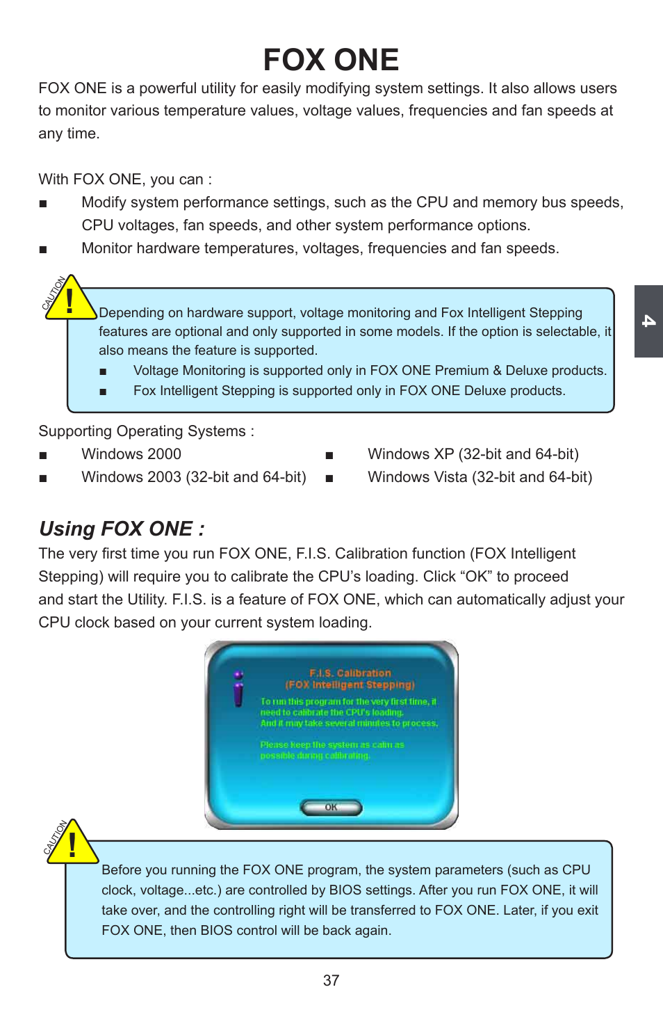 Fox one, Using fox one | Foxconn 45CSX User Manual | Page 44 / 65