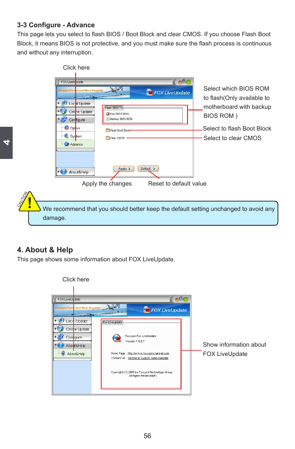 About & help | Foxconn 45CSX User Manual | Page 63 / 65