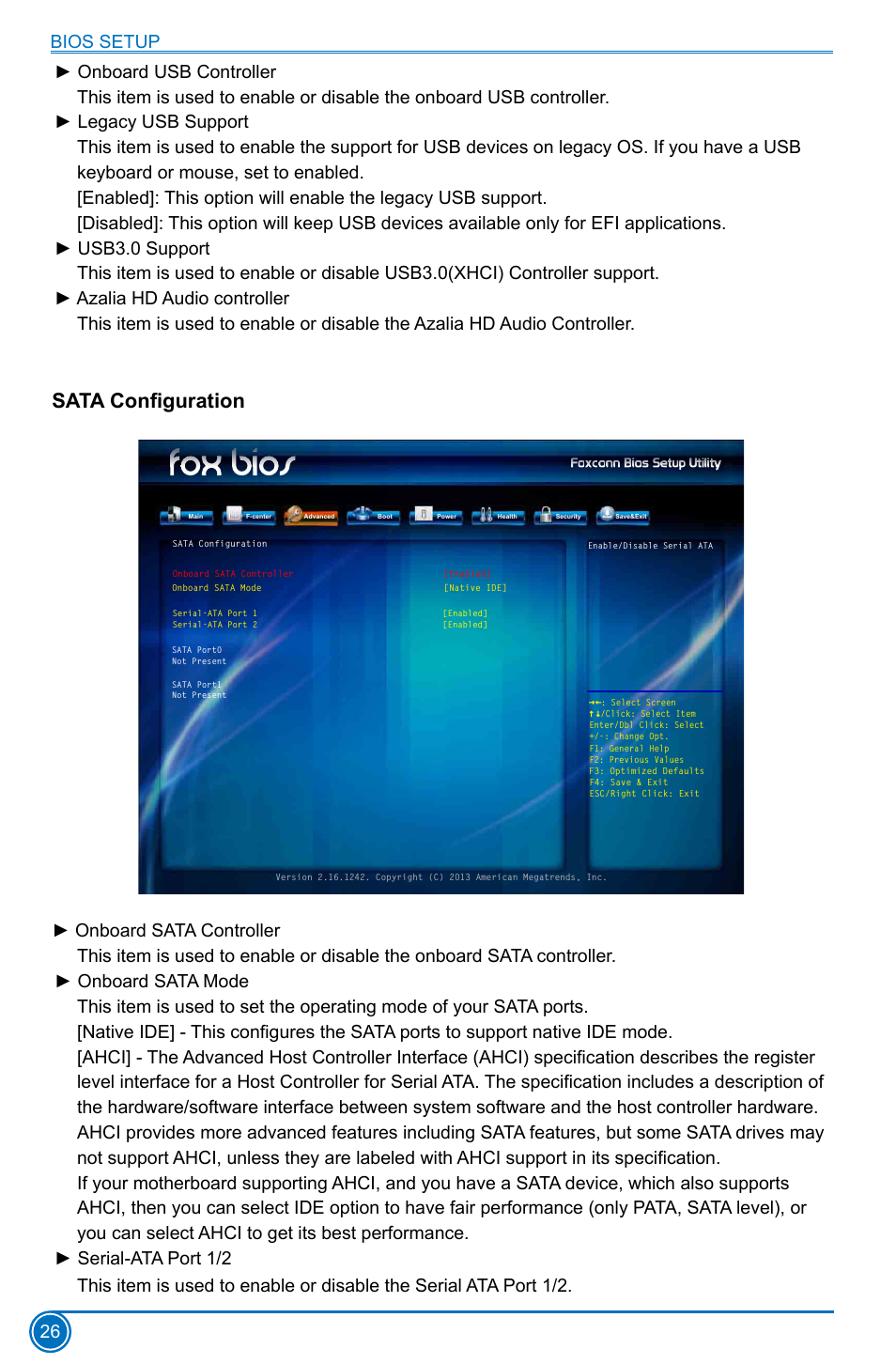 Sata configuration | Foxconn D180S User Manual | Page 33 / 65