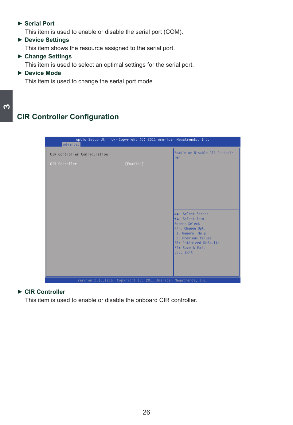 Cir controller configuration | Foxconn D250S User Manual | Page 33 / 65