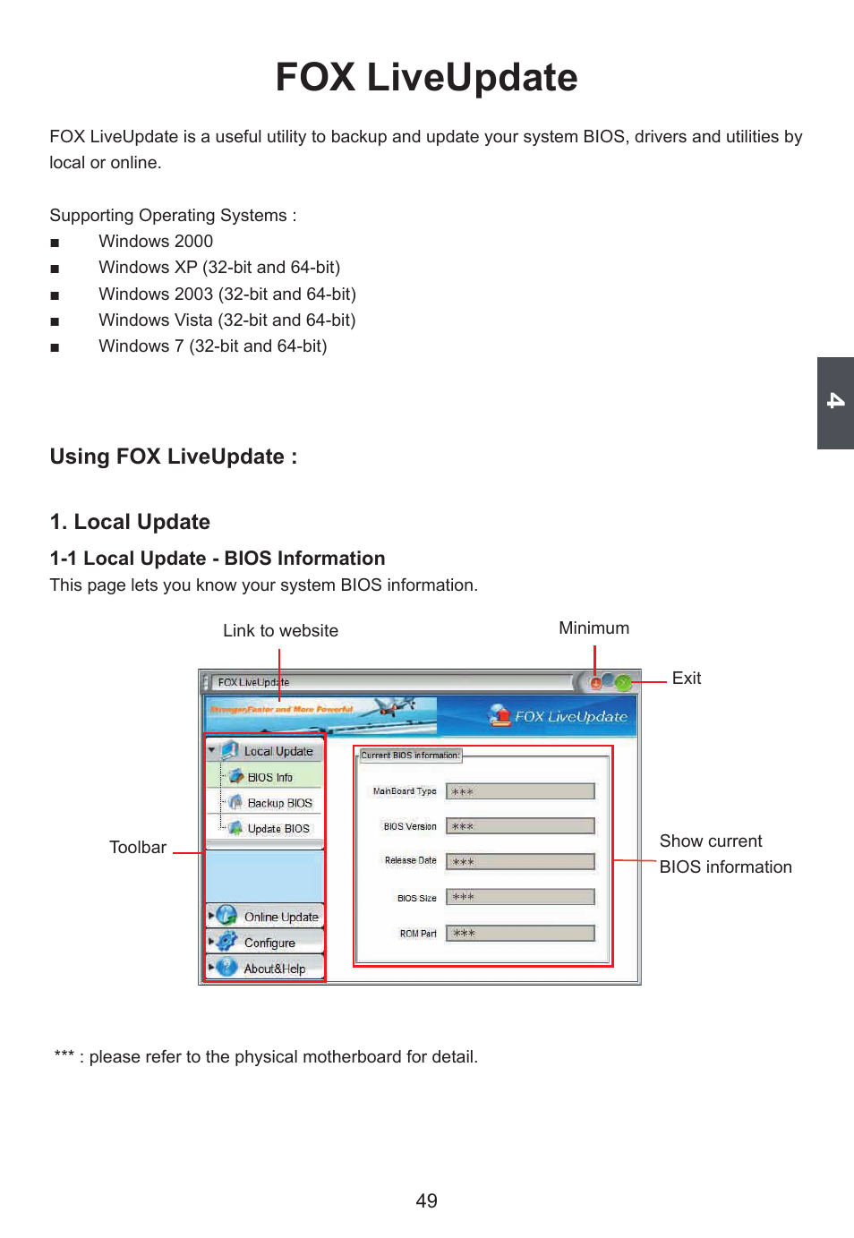Fox liveupdate | Foxconn D250S User Manual | Page 56 / 65
