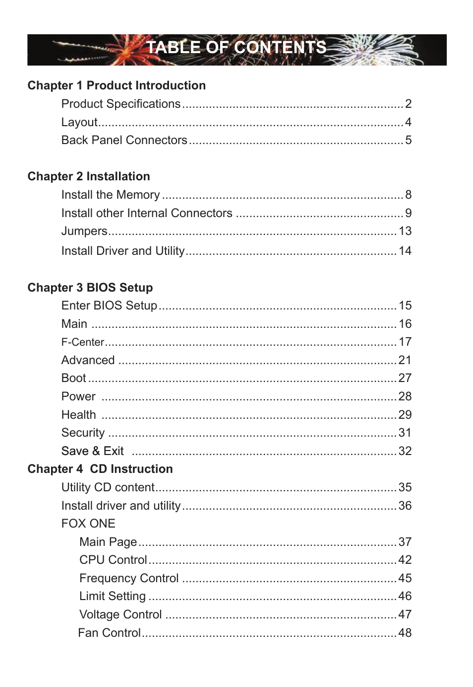 Foxconn D250S User Manual | Page 6 / 65