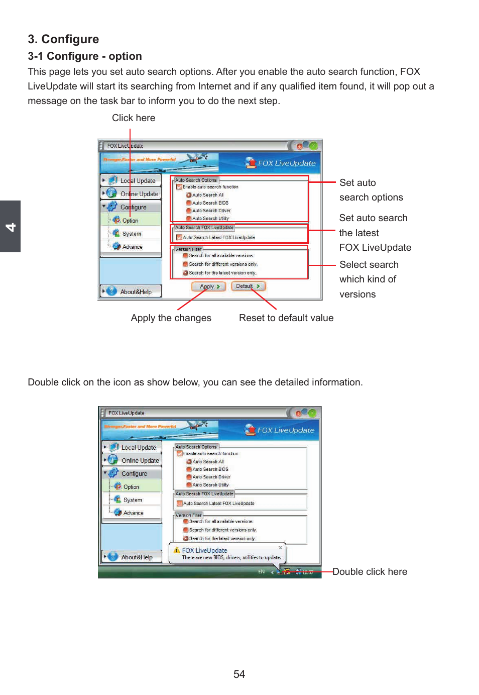 Configure | Foxconn D250S User Manual | Page 61 / 65