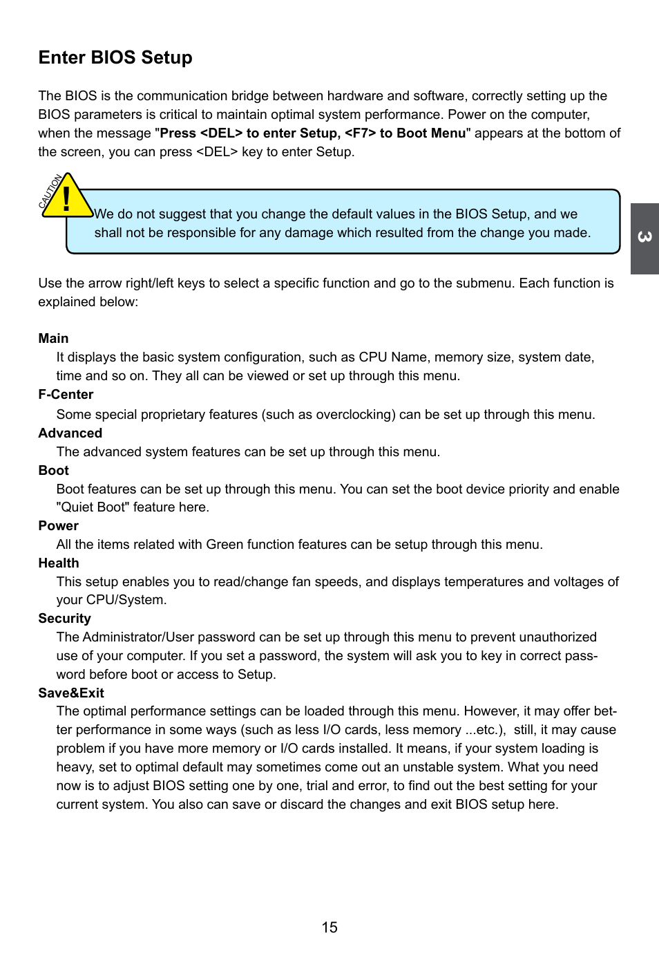 Enter bios setup | Foxconn D255 User Manual | Page 22 / 65