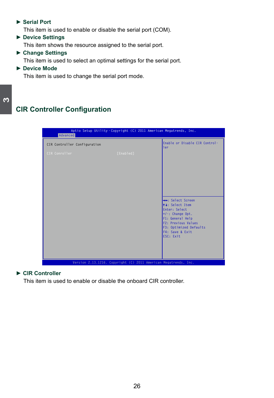 Cir controller configuration | Foxconn D255 User Manual | Page 33 / 65