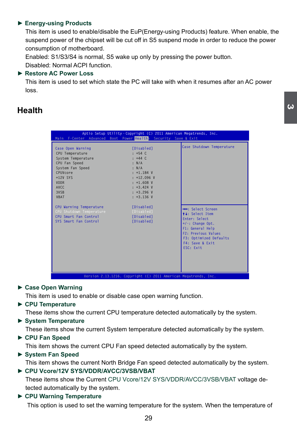 Health | Foxconn D255 User Manual | Page 36 / 65