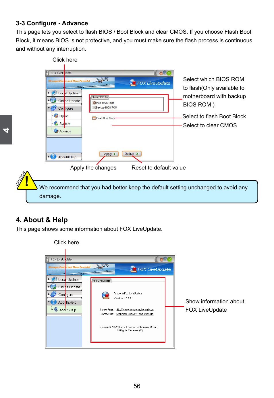 About & help | Foxconn D255 User Manual | Page 63 / 65