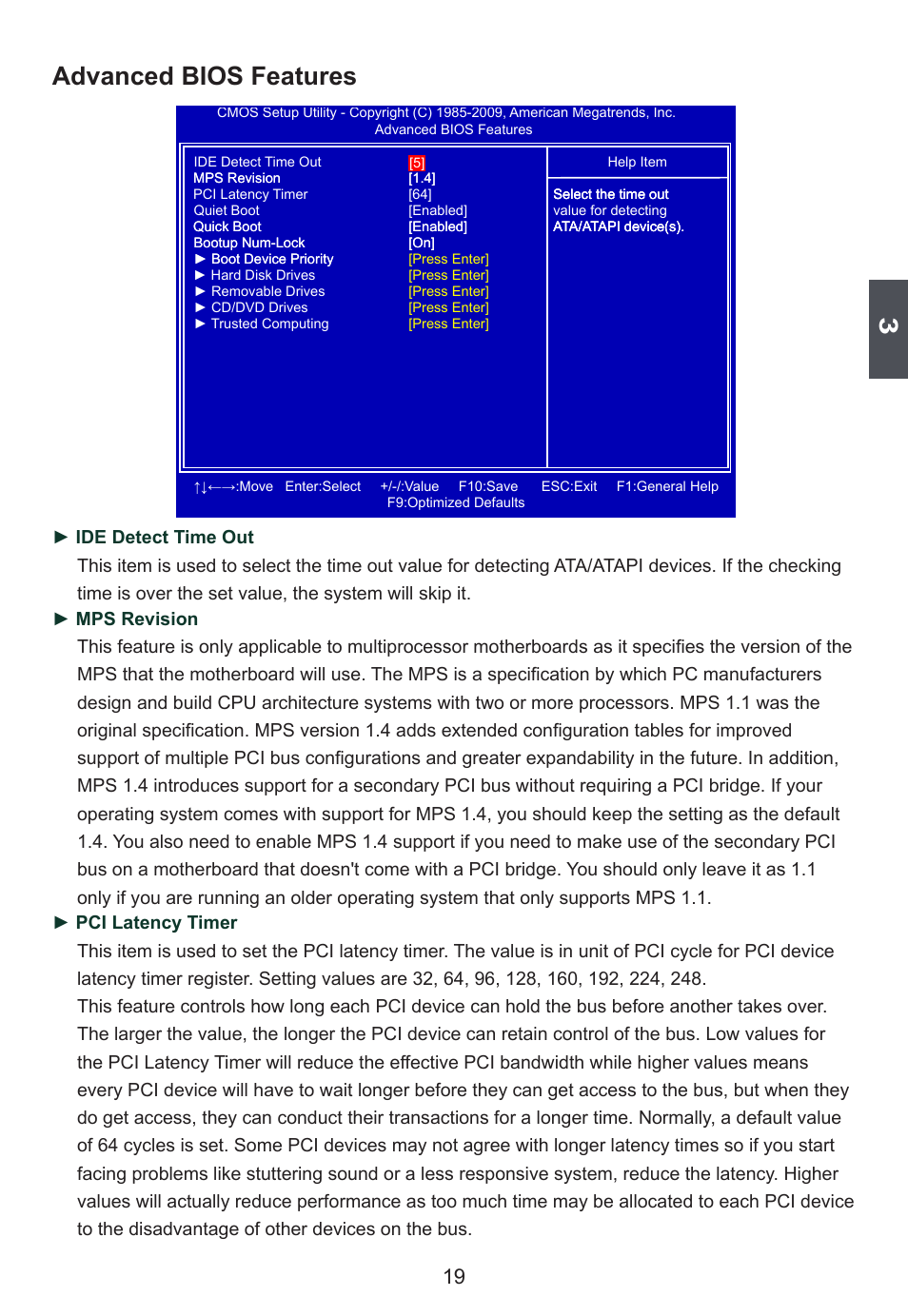 Advanced bios features | Foxconn D42S User Manual | Page 26 / 68