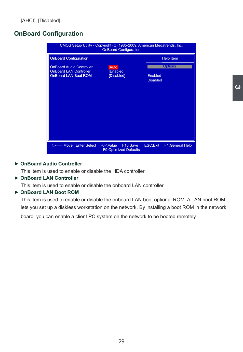 Onboard configuration, Ahci], [disabled | Foxconn D42S User Manual | Page 36 / 68