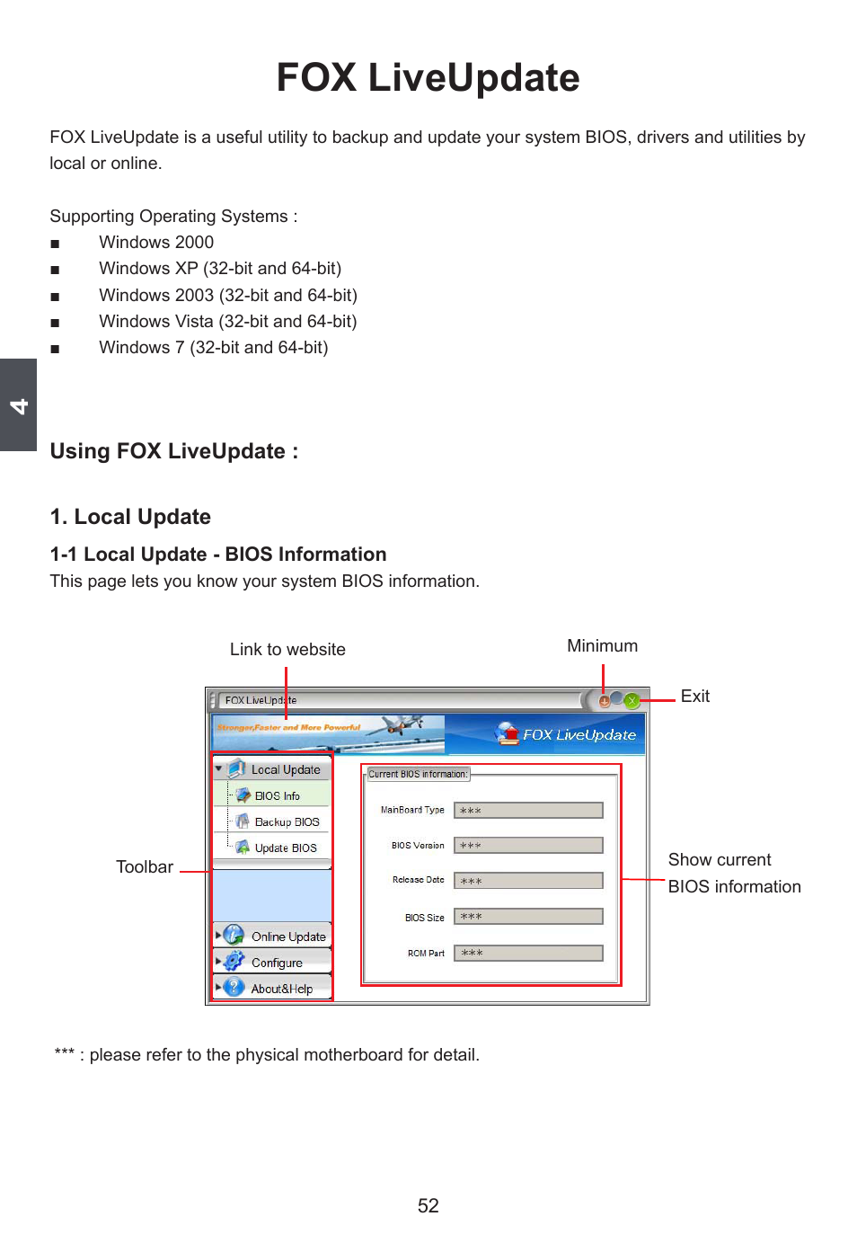 Fox liveupdate | Foxconn D42S User Manual | Page 59 / 68