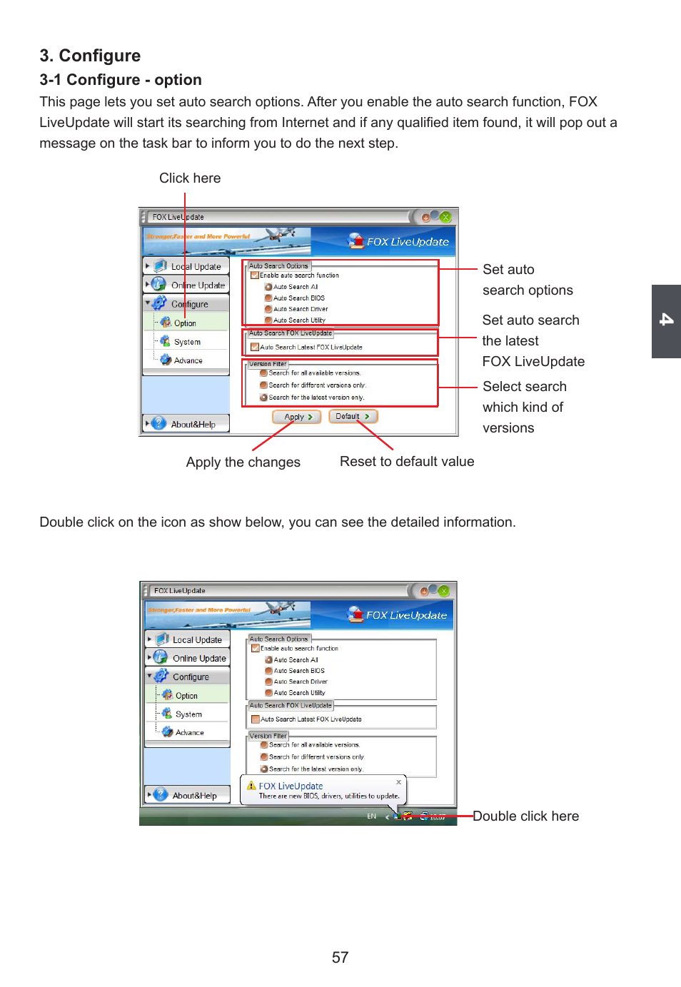 Configure | Foxconn D42S User Manual | Page 64 / 68