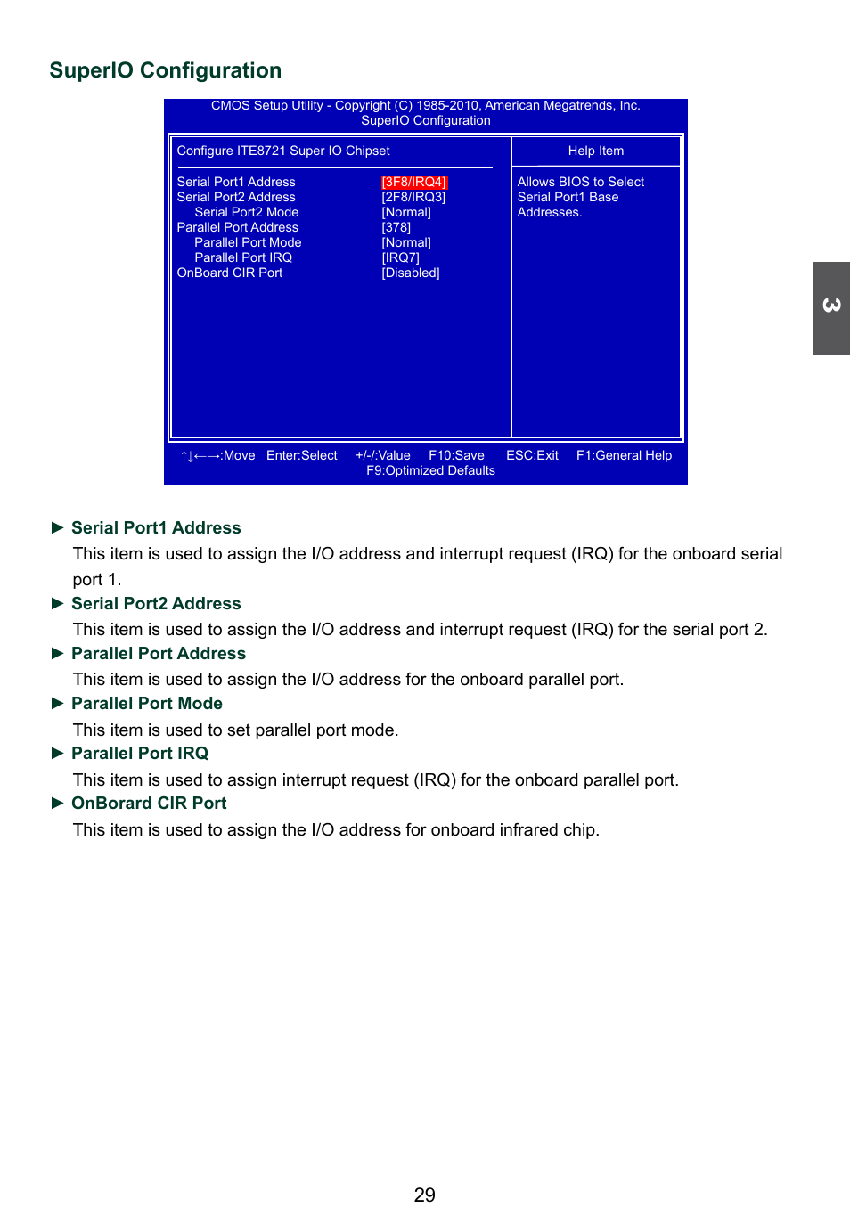 Superio configuration | Foxconn D42S 3.0 User Manual | Page 36 / 43