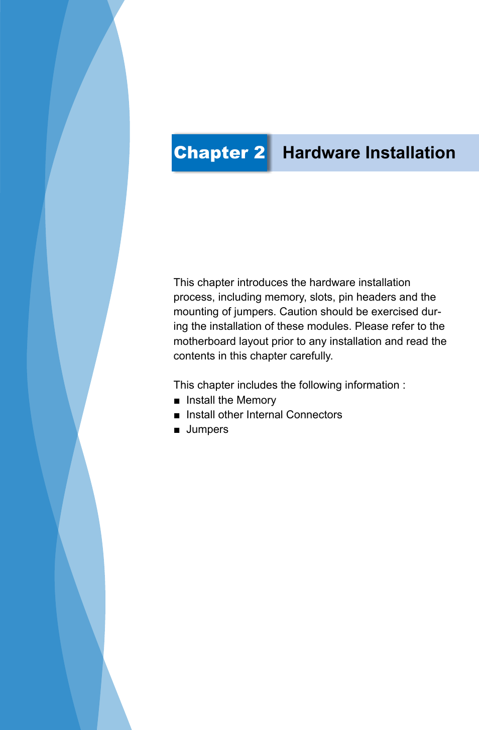 Chapter 2 hardware installation | Foxconn D70S Series User Manual | Page 14 / 65