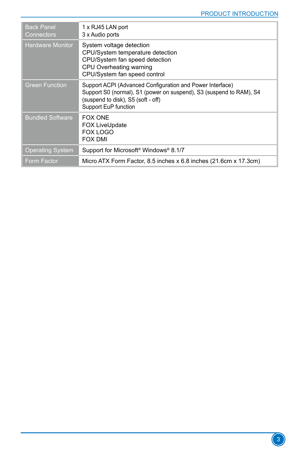 Foxconn H81MXV Series User Manual | Page 10 / 64