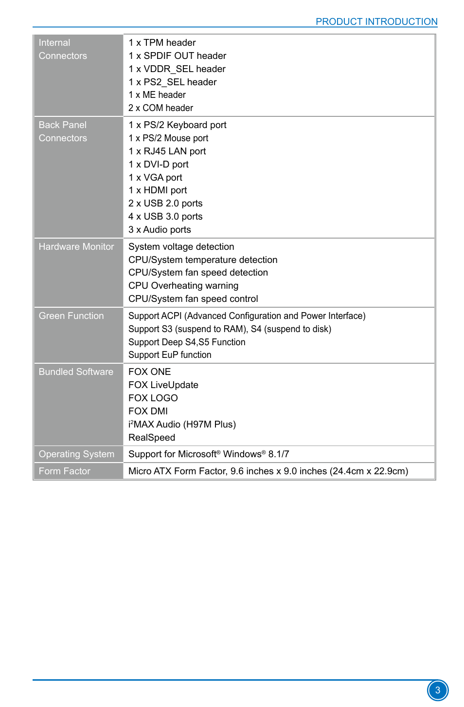 Foxconn H97M Plus User Manual | Page 10 / 81