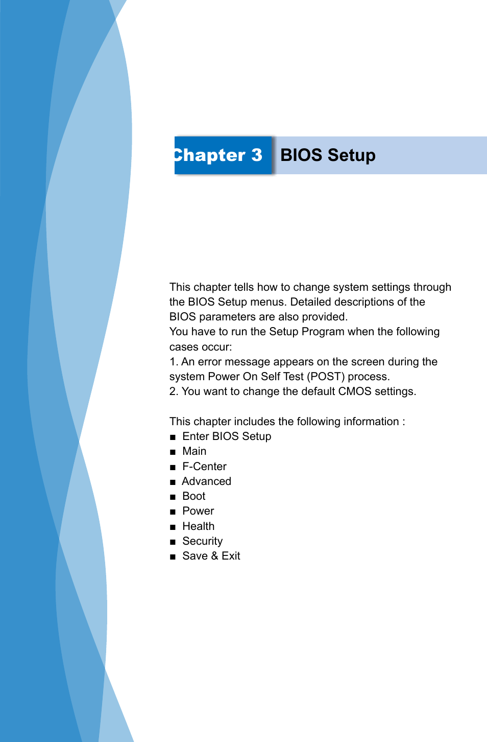 Chapter 3 bios setup | Foxconn H97M Plus User Manual | Page 29 / 81