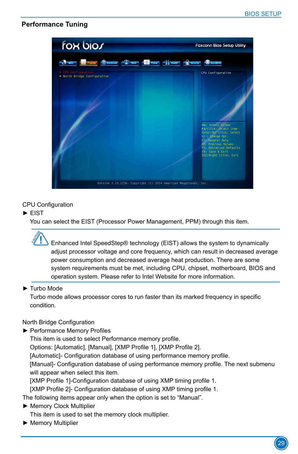 Performance tuning | Foxconn H97M Plus User Manual | Page 36 / 81