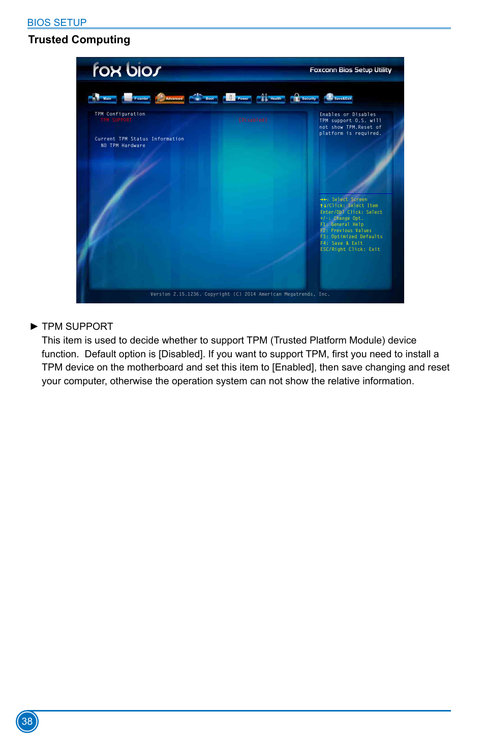 Trusted computing | Foxconn H97M Plus User Manual | Page 45 / 81