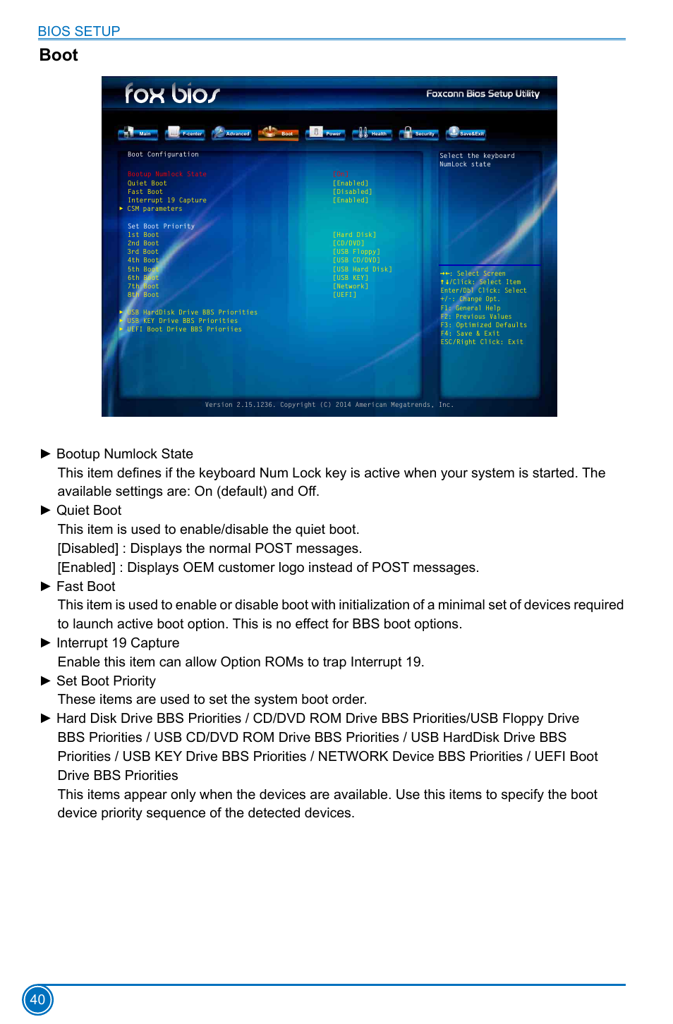 Boot | Foxconn H97M Plus User Manual | Page 47 / 81