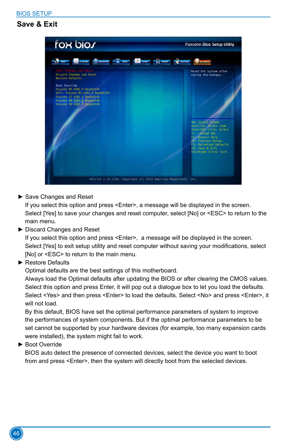 Save & exit | Foxconn H97M Plus User Manual | Page 53 / 81