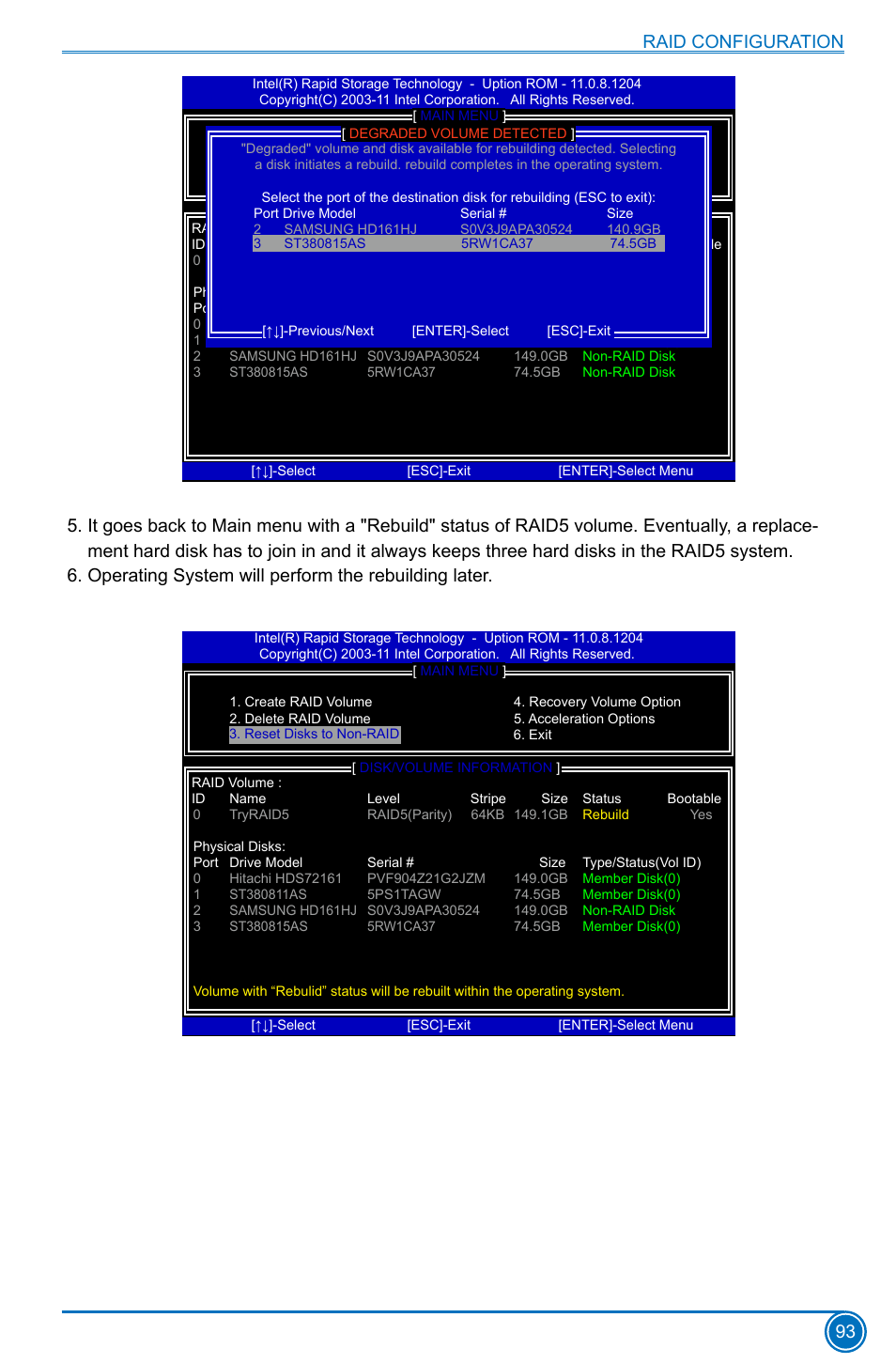 Raid configuration 93 | Foxconn B75M User Manual | Page 100 / 106