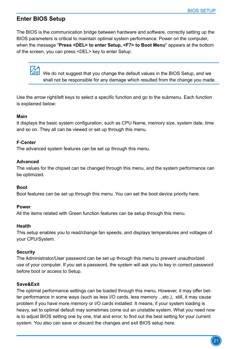 Enter bios setup | Foxconn B75M User Manual | Page 28 / 106