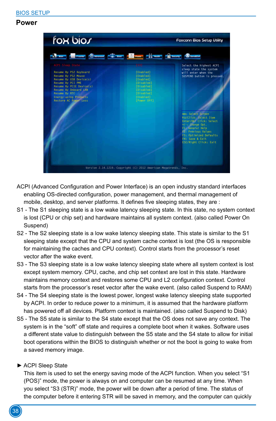 Power | Foxconn B75M User Manual | Page 45 / 106