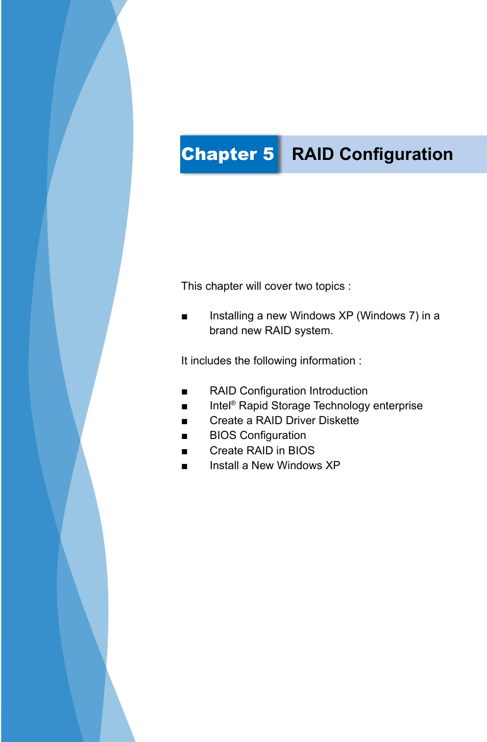 Chapter 5 raid configuration | Foxconn B75M User Manual | Page 74 / 106