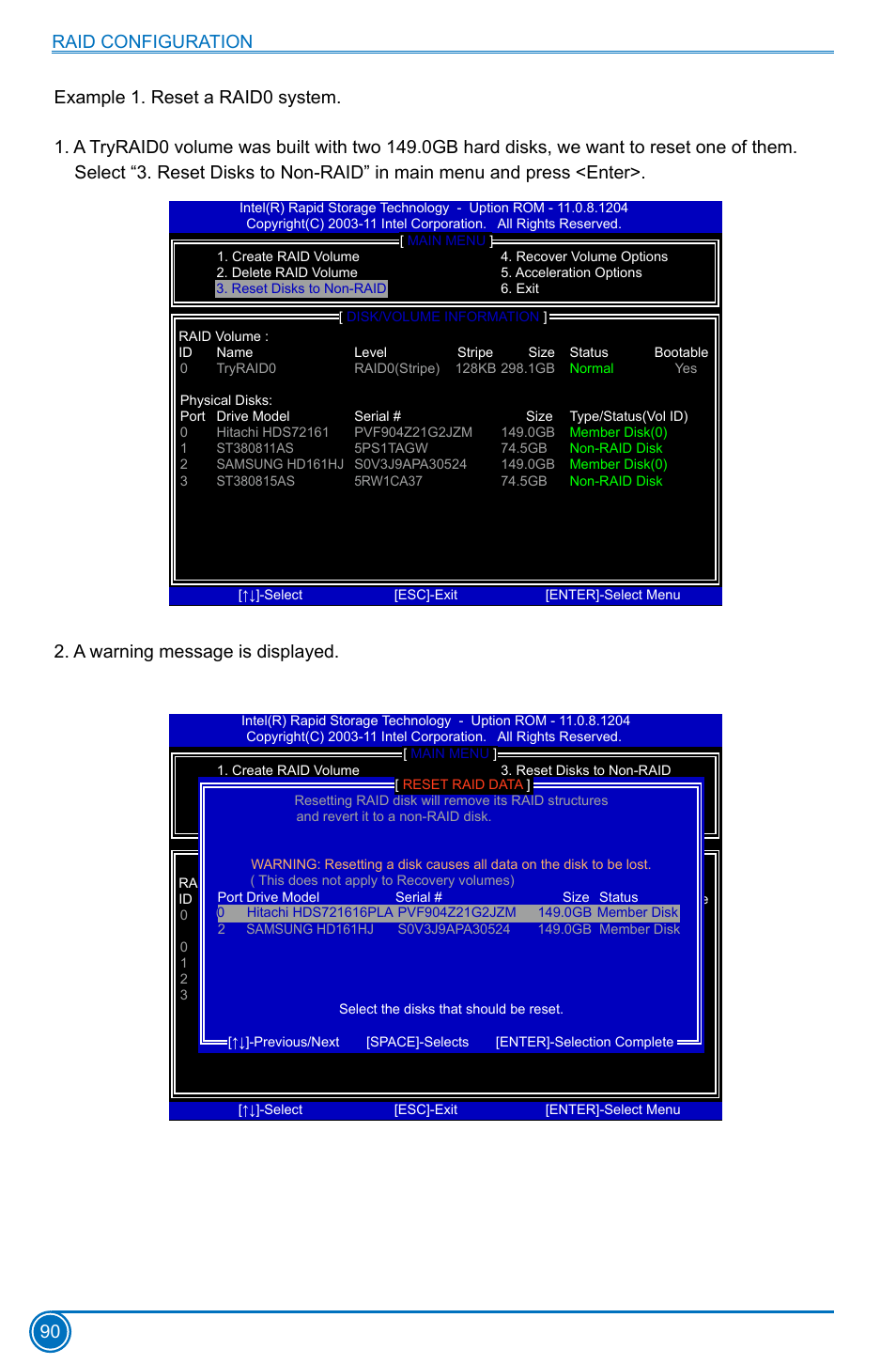 A warning message is displayed | Foxconn B75M User Manual | Page 97 / 106