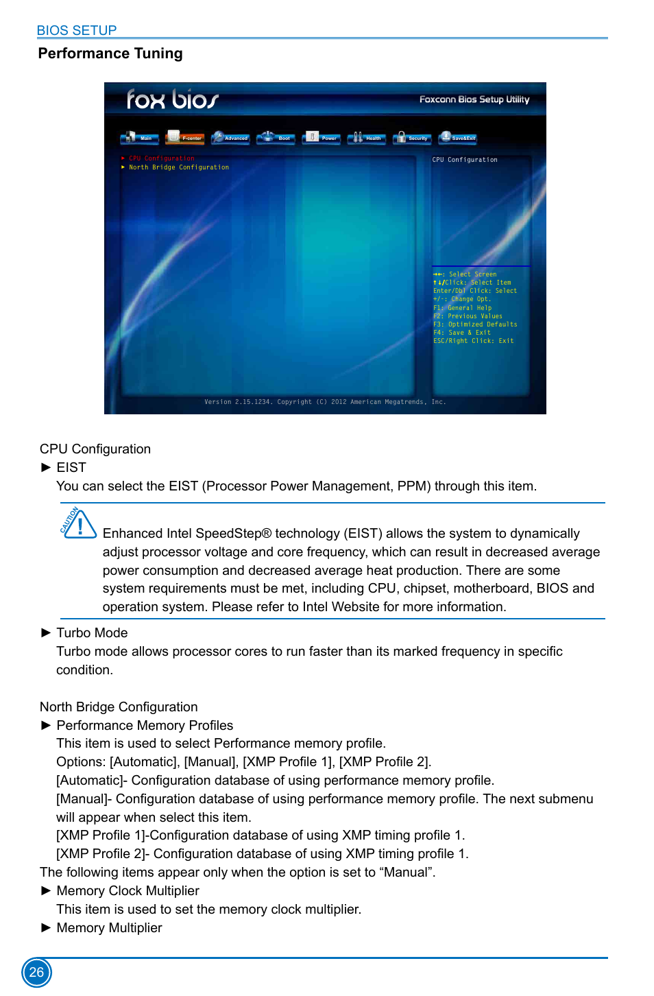 Performance tuning | Foxconn H61MD Series User Manual | Page 33 / 71