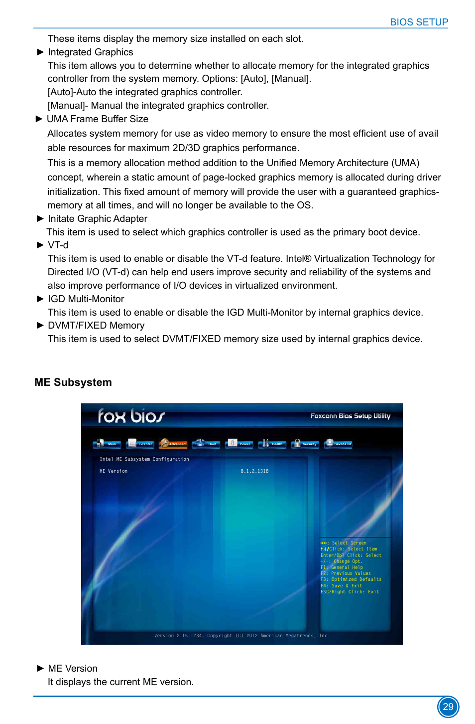Me subsystem | Foxconn H61MD Series User Manual | Page 36 / 71
