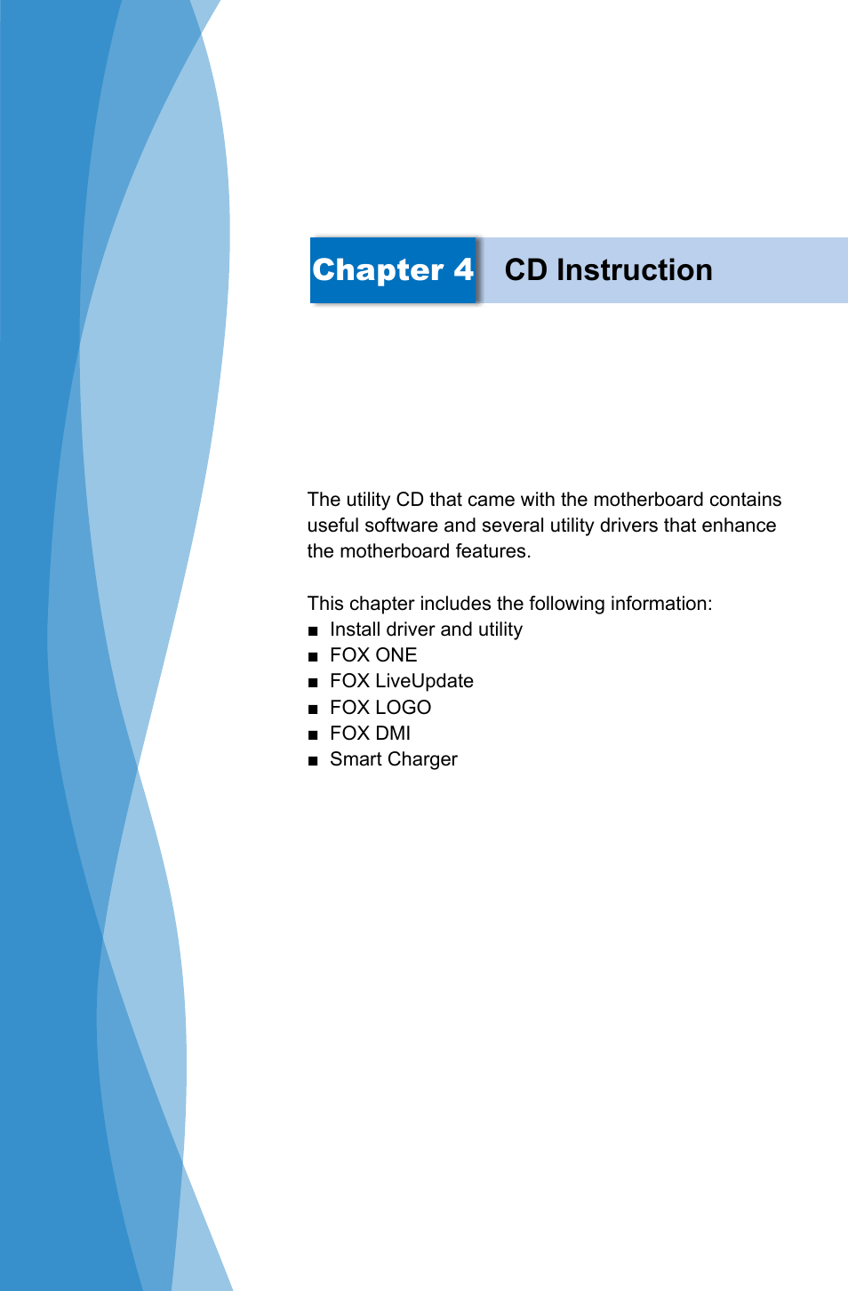 Chapter 4 cd instruction | Foxconn H61MD Series User Manual | Page 48 / 71