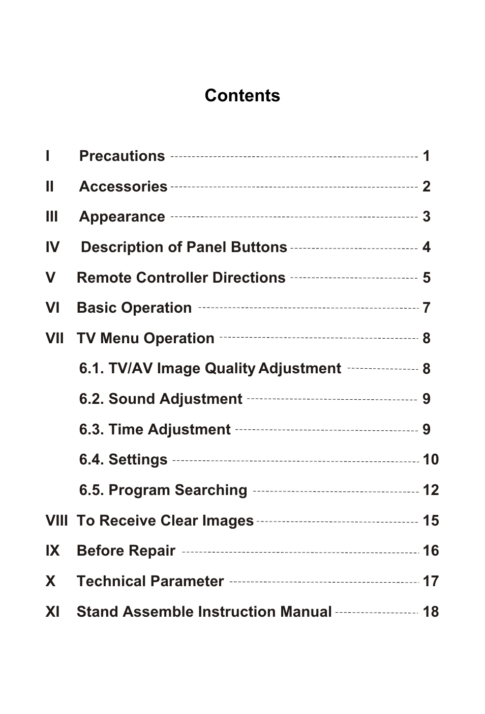 Curtis LCD1105A User Manual | Page 2 / 21