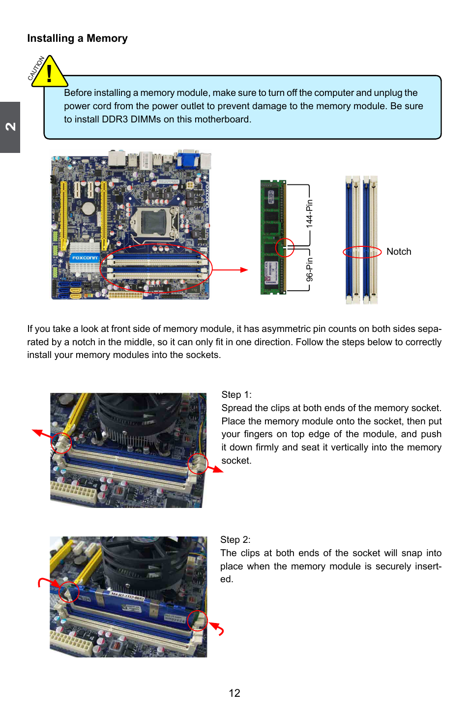 Foxconn H67MP Series User Manual | Page 19 / 108