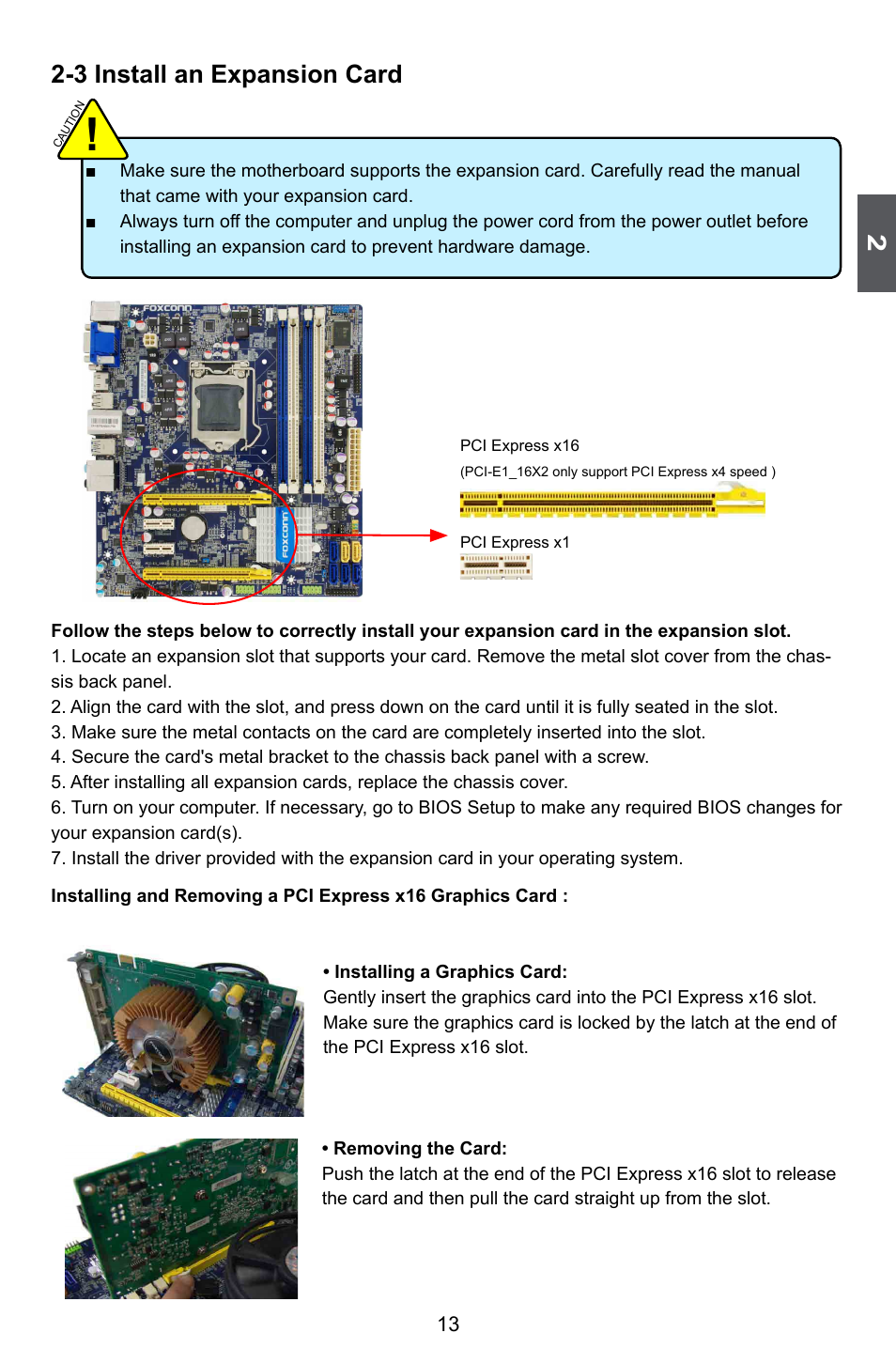 3 install an expansion card | Foxconn H67MP Series User Manual | Page 20 / 108