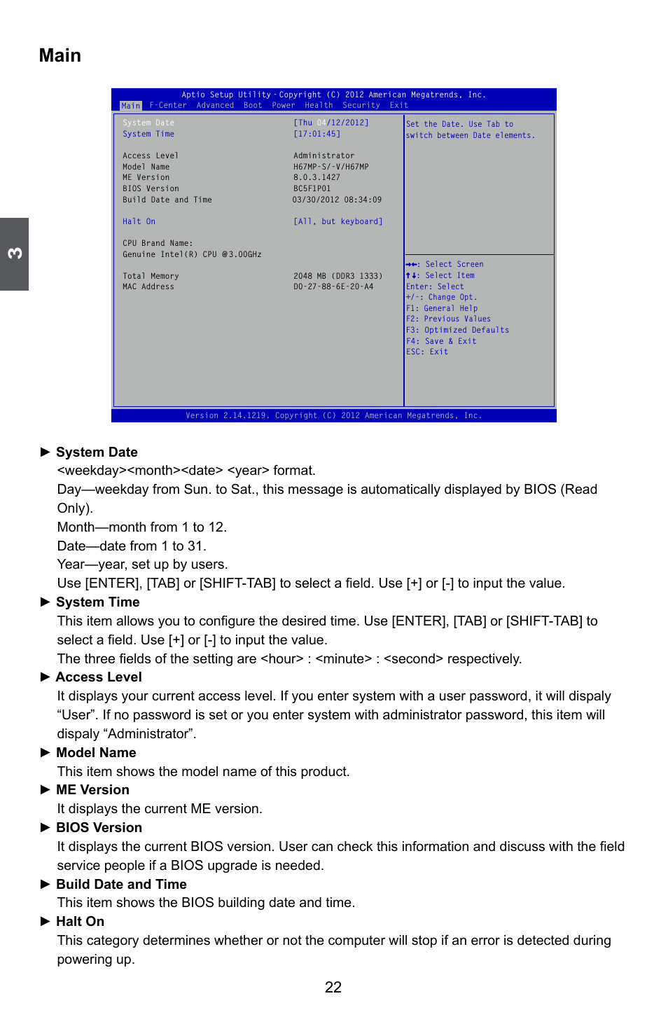 Main | Foxconn H67MP Series User Manual | Page 29 / 108