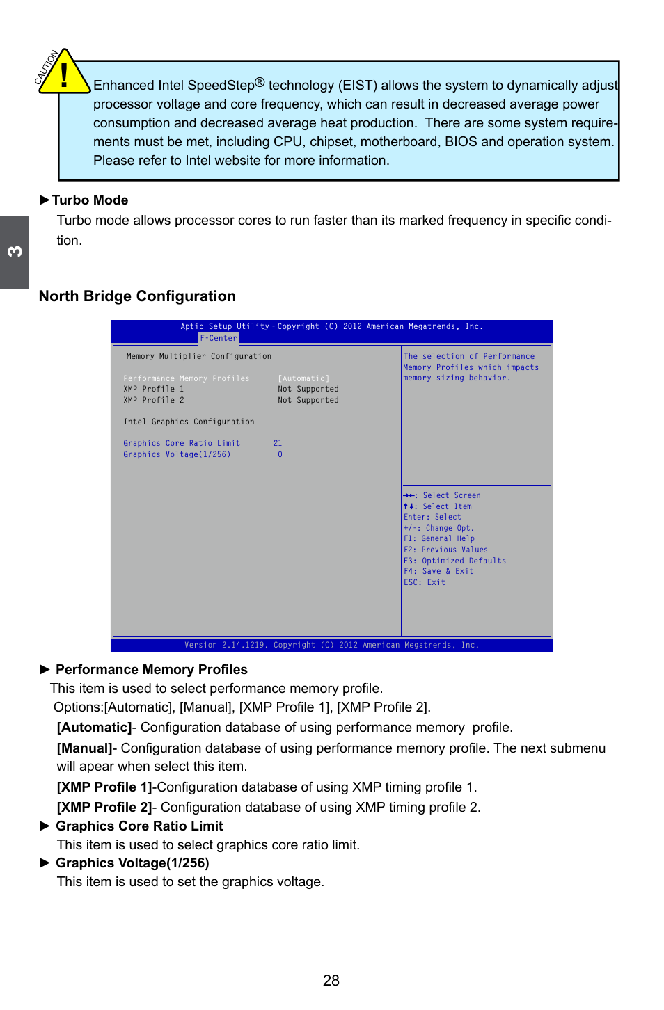 North bridge configuration | Foxconn H67MP Series User Manual | Page 35 / 108