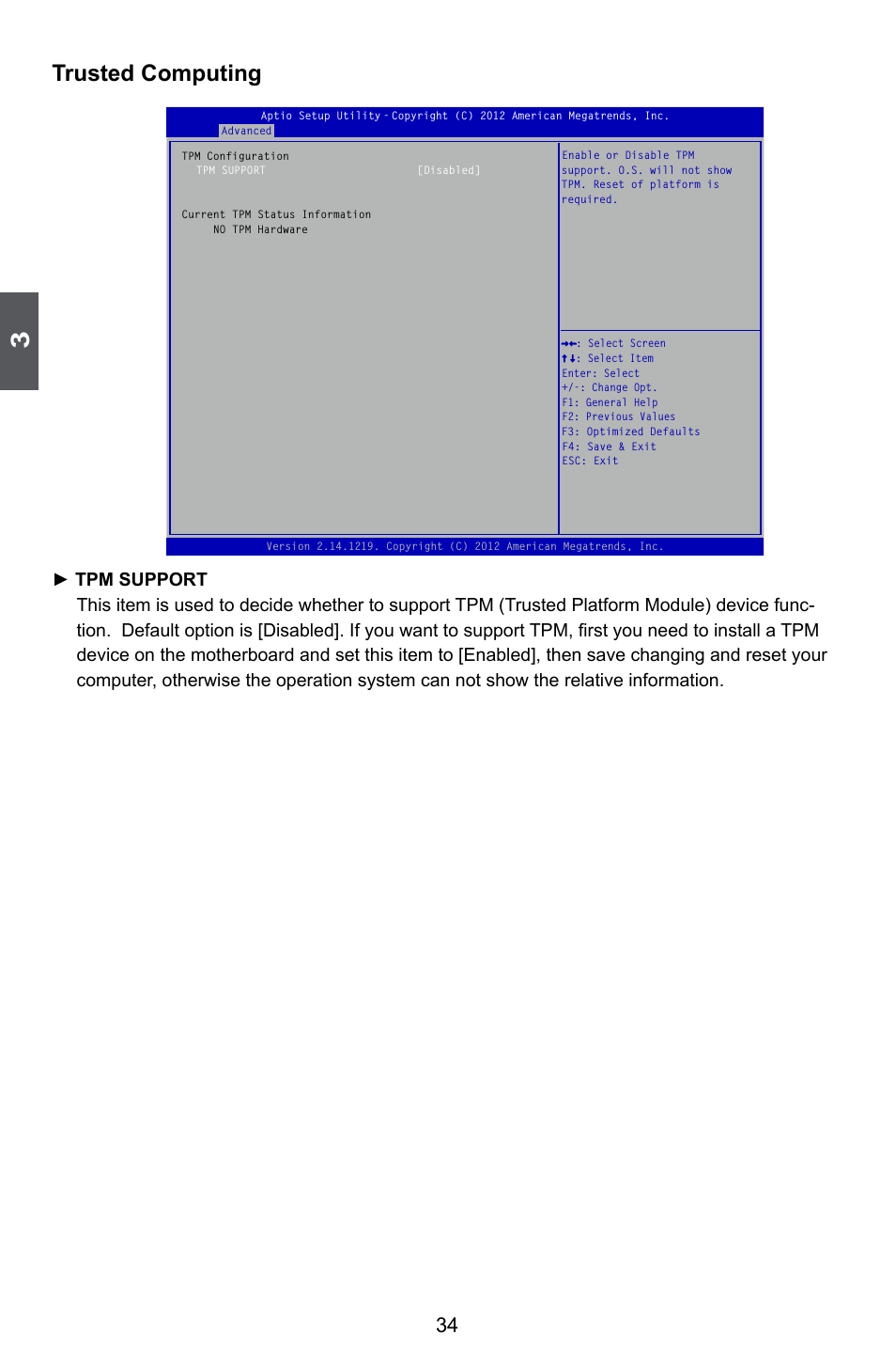 Trusted computing | Foxconn H67MP Series User Manual | Page 41 / 108