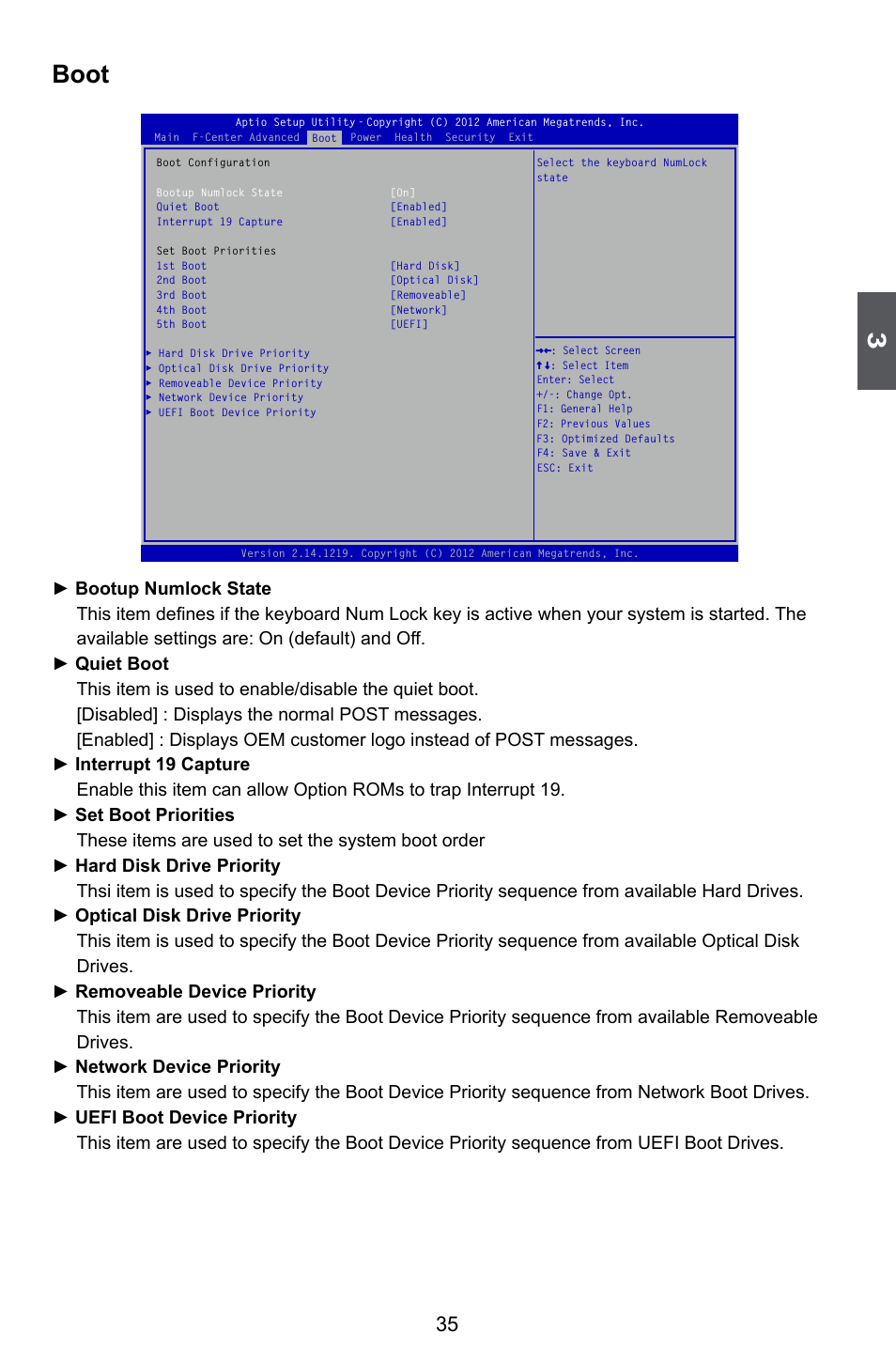 Boot | Foxconn H67MP Series User Manual | Page 42 / 108