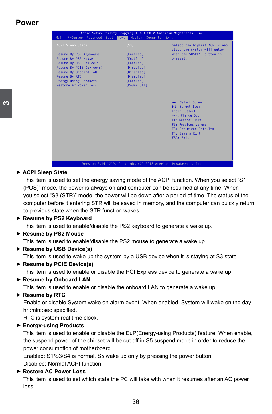 Power | Foxconn H67MP Series User Manual | Page 43 / 108