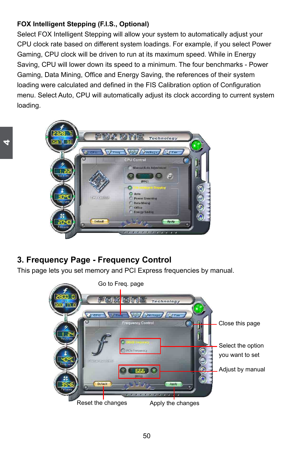 Frequency page - frequency control | Foxconn H67MP Series User Manual | Page 57 / 108