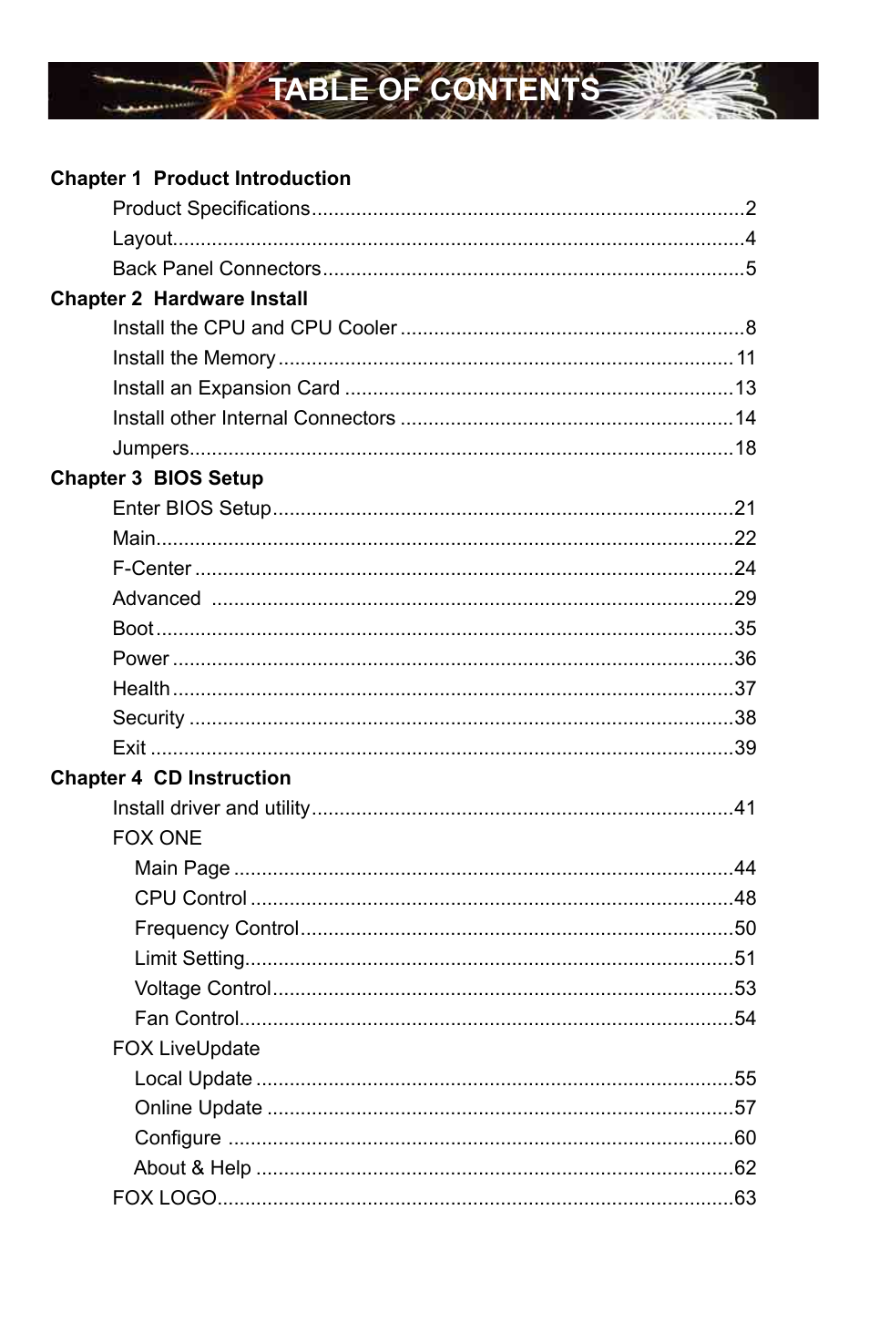 Foxconn H67MP Series User Manual | Page 6 / 108