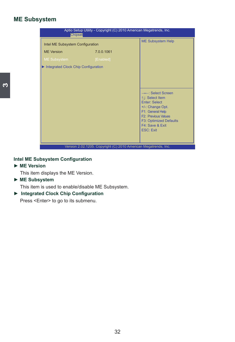 Me subsystem | Foxconn H67S User Manual | Page 39 / 73