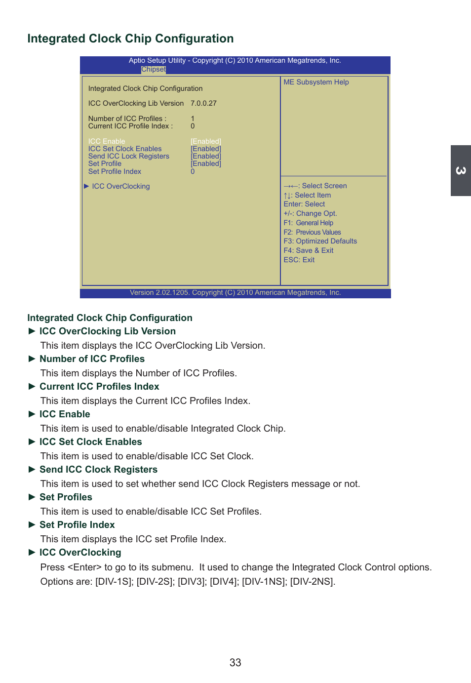 Integrated clock chip configuration | Foxconn H67S User Manual | Page 40 / 73