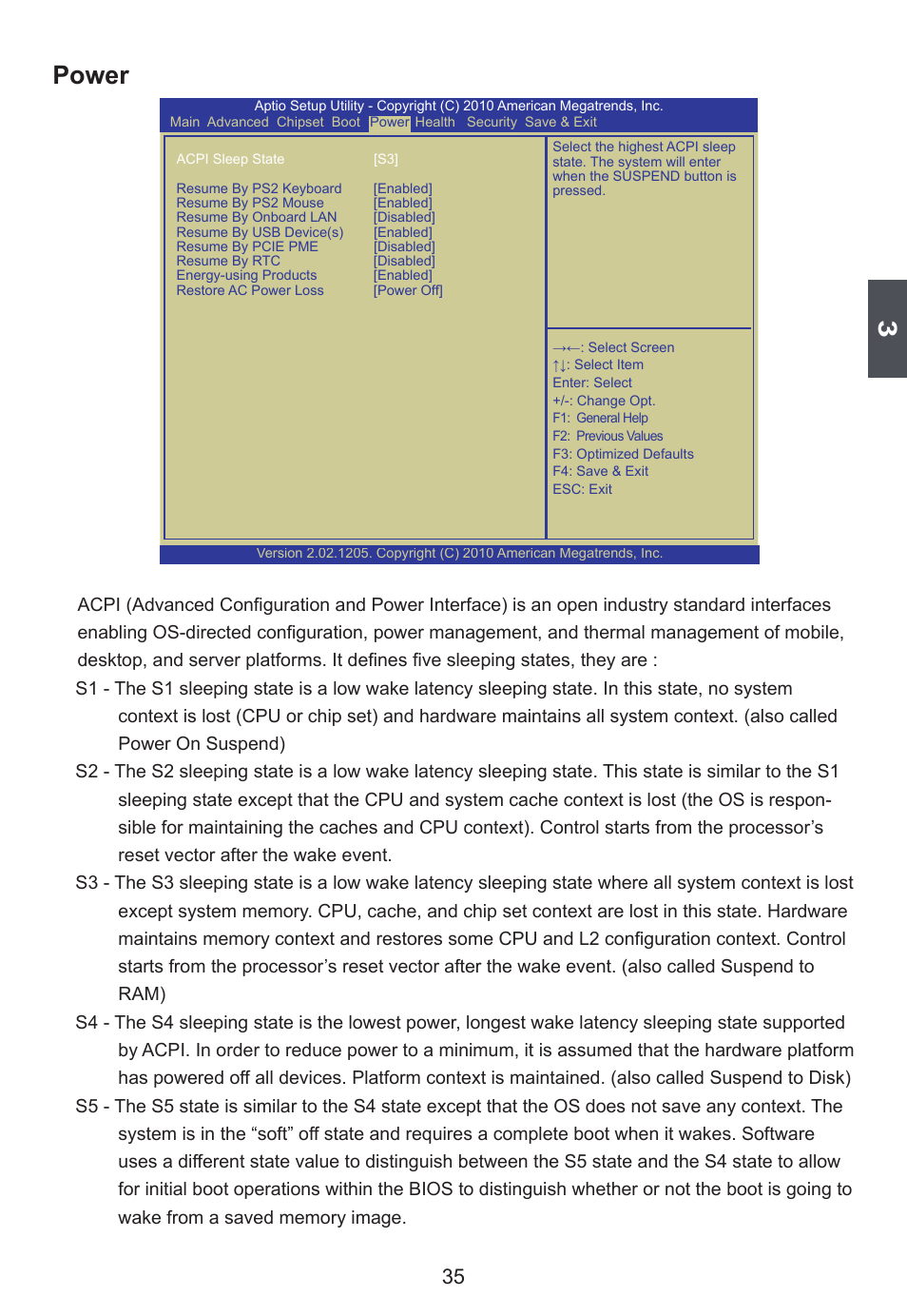 Power | Foxconn H67S User Manual | Page 42 / 73