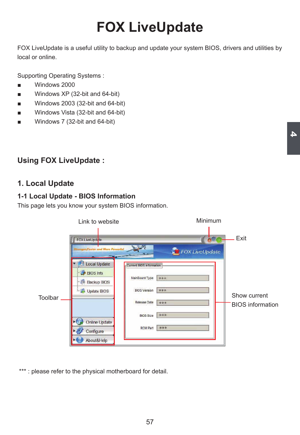 Fox liveupdate | Foxconn H67S User Manual | Page 64 / 73